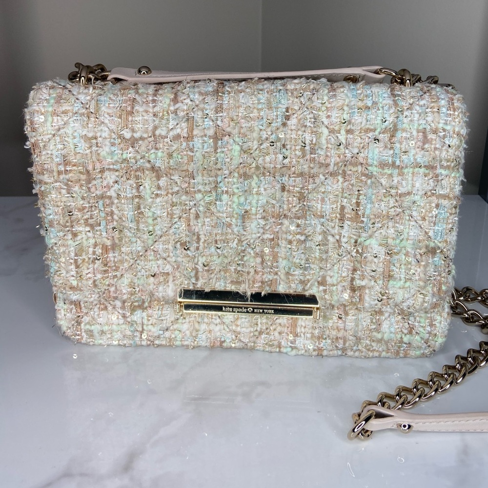 Kate Spade New York Tweed Chain Purse